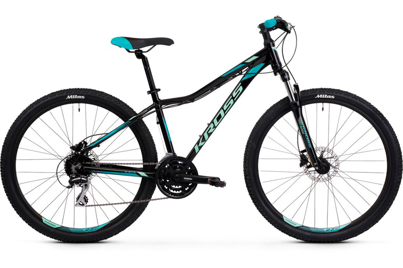 horská;xc Kross Lea 5.0 barva_black/turquoise (lesk)